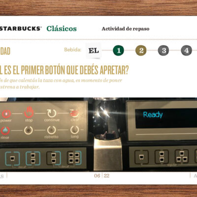 Starbucks e-learning simulacion